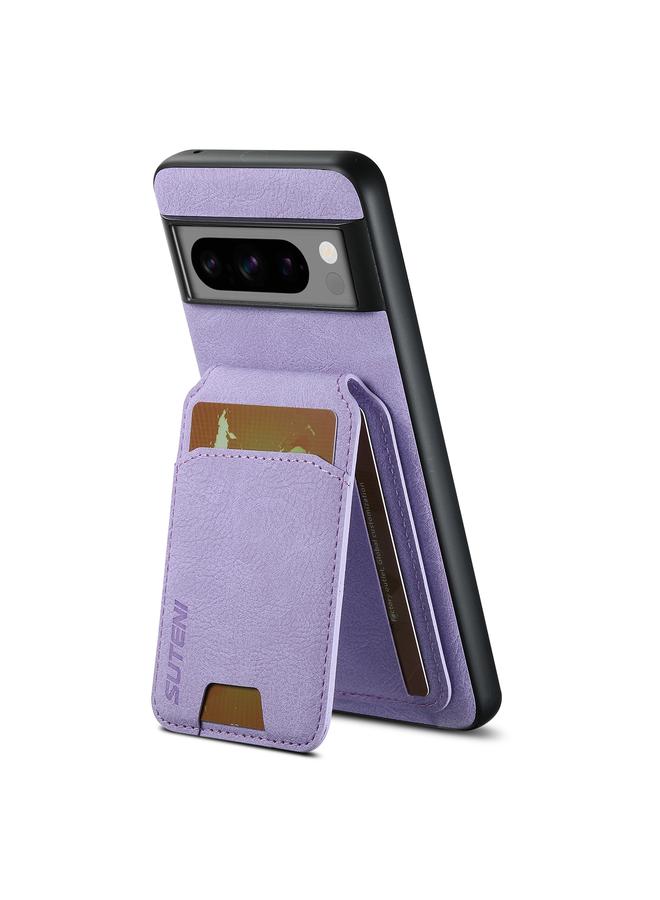 Suteni Case For Google Pixel 6a H02 Litchi Leather Card Wallet Stand Back Phone Case - Image 3