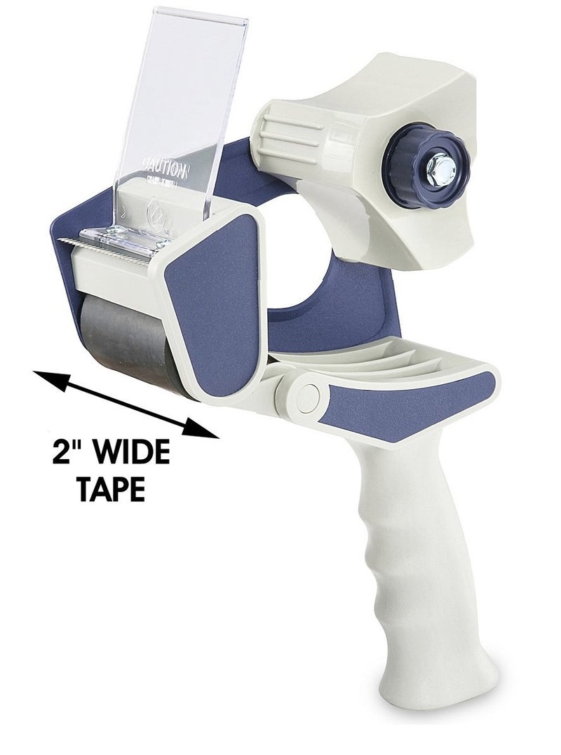 Uline Industrial Plus Shipping Packaging Tape with Top Gun Dispenser, with Two 2 Inches X 55 Yd - Image 2