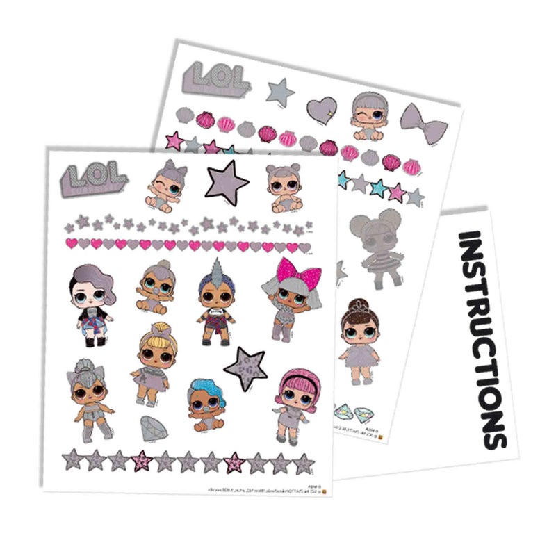 SES Creative 14192 L.O.L. Surprise L.O.L Metallic, Bunte Tattoos - Image 2