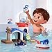 iPlay, iLearn iPlay iLearn Bath Toys for Toddlers 24 Kids Lighthouse Bathtub Shower Toy Set Wind up Swimming Boat Baby Bathtime Floating Fish Water Play Fun Birthday Gifts for 18 Month 3 5 6 Year Old Boy Girl - Image 4