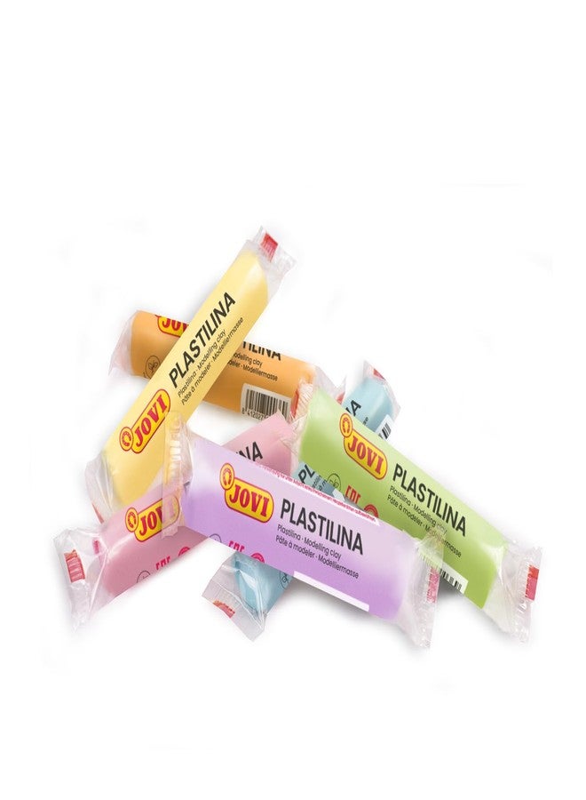 JOVI New Jovi Plastilina Reusable and Non-Drying Modeling Clay; Pastel Colors, 0.50 Oz. Bars, Set of 6, Perfect for Arts and Crafts Projects - Image 4
