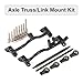 ZMHOBBY CNC Aluminum 110 Scale Straight Axles with Leaf Spring Mount Panhard Links - Image 4