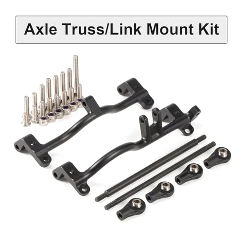 ZMHOBBY CNC Aluminum 110 Scale Straight Axles with Leaf Spring Mount Panhard Links - Image 5