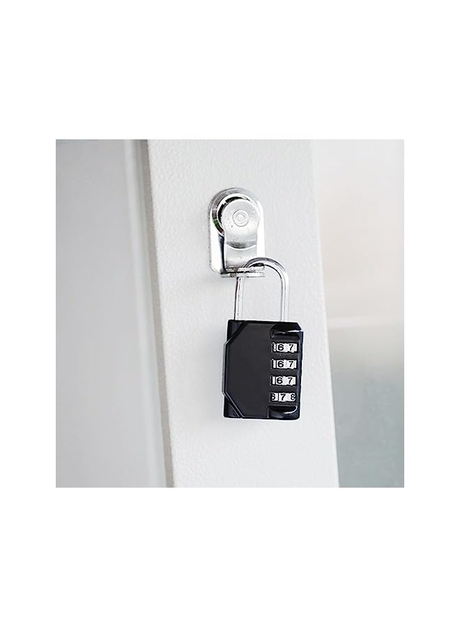 PROMASS PROMASS Combination Padlocks 4 Digit Code Security Luggage Lock Suitcase Lock Heavy Duty Lock Weather Proof Keyless for Outdoor, Gym, School, Garage, Storage-Black  - Image 4