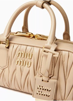 Miu Miu Small Arcadie Top Handle Bag in Matelassé Nappa Leather Crossbody Shoulder  - Image 4