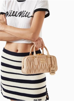 Miu Miu Small Arcadie Top Handle Bag in Matelassé Nappa Leather Crossbody Shoulder  - Image 5