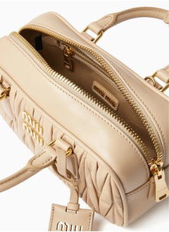 Miu Miu Small Arcadie Top Handle Bag in Matelassé Nappa Leather Crossbody Shoulder  - Image 3