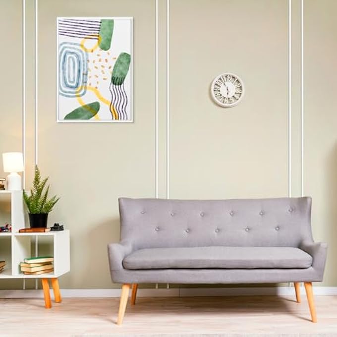 10 M DECORATIVE STRIPS SELF-ADHESIVE CEILING MOULDING MOULDING WALL FLEXIBLE FOR TILES CABINET MIRROR CEILING FLOOR PLATE, WHITE - Image 2