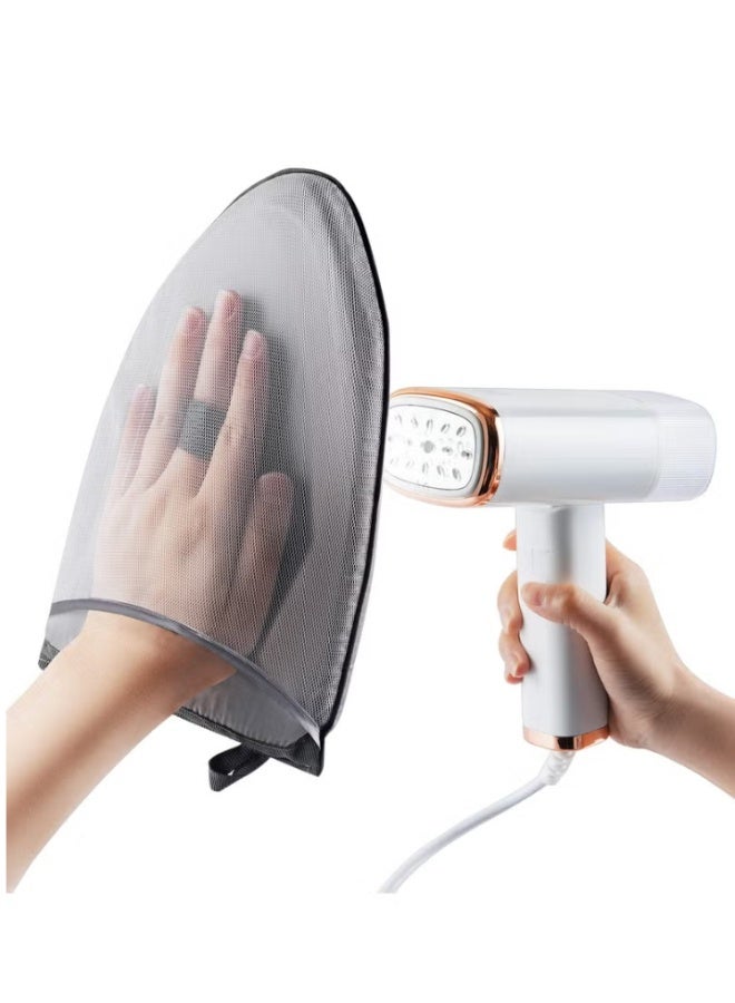 Ironing Gloves for Clothes Steamer Anti Steam Glove, Heat Resistant Small Ironing Board for Handheld Steamer, Waterproof Ironing Mitt with Finger Loop, Garment Steamer Accessories - Image 1