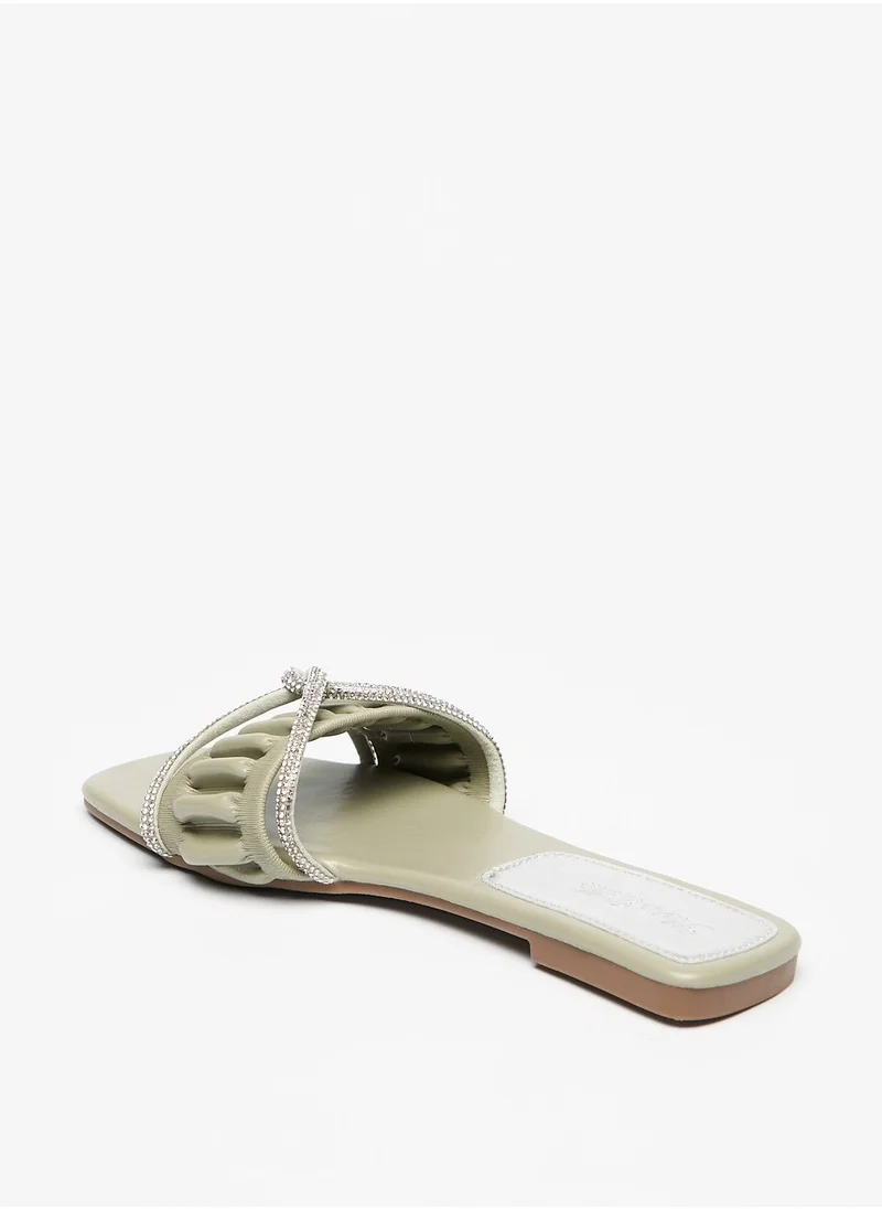 Flora Bella Studded Slip On Sandals