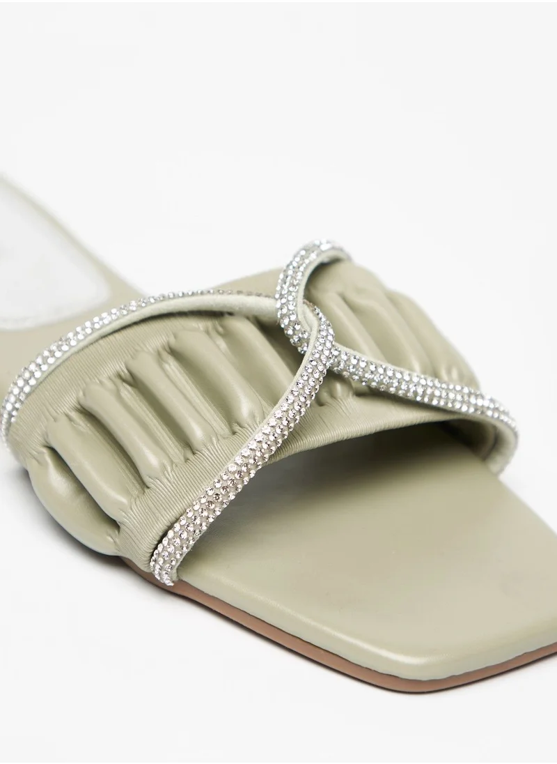 Flora Bella Studded Slip On Sandals