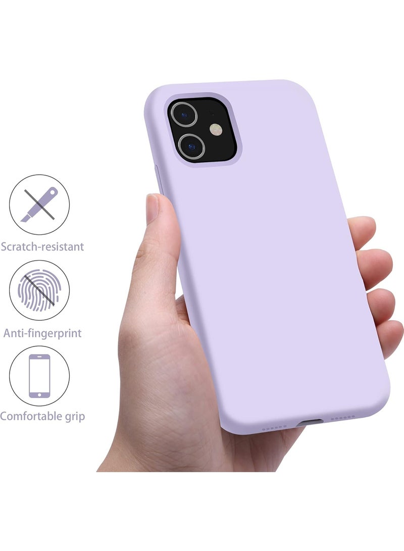 Compatible with iPhone 11 Case 6.1 Inch Slim Liquid Silicone 4 Layers Soft Gel Rubber Shockproof Protective Phone Case with Anti Scratch Microfiber Lining (Moov) - Image 2