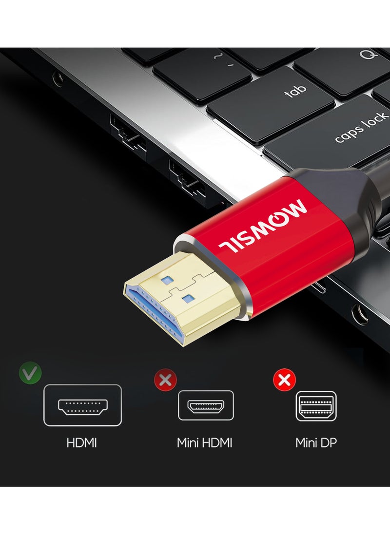 MOWSIL HDMI Cable 18Gbps High-Speed 4K @30Hz 1.4 Cable 5Mtr, HDMI to HDMI Video Wire Braided Compatible with Set-top-box, PS-3/4, TV, Projector, Display, Laptop  - Image 5