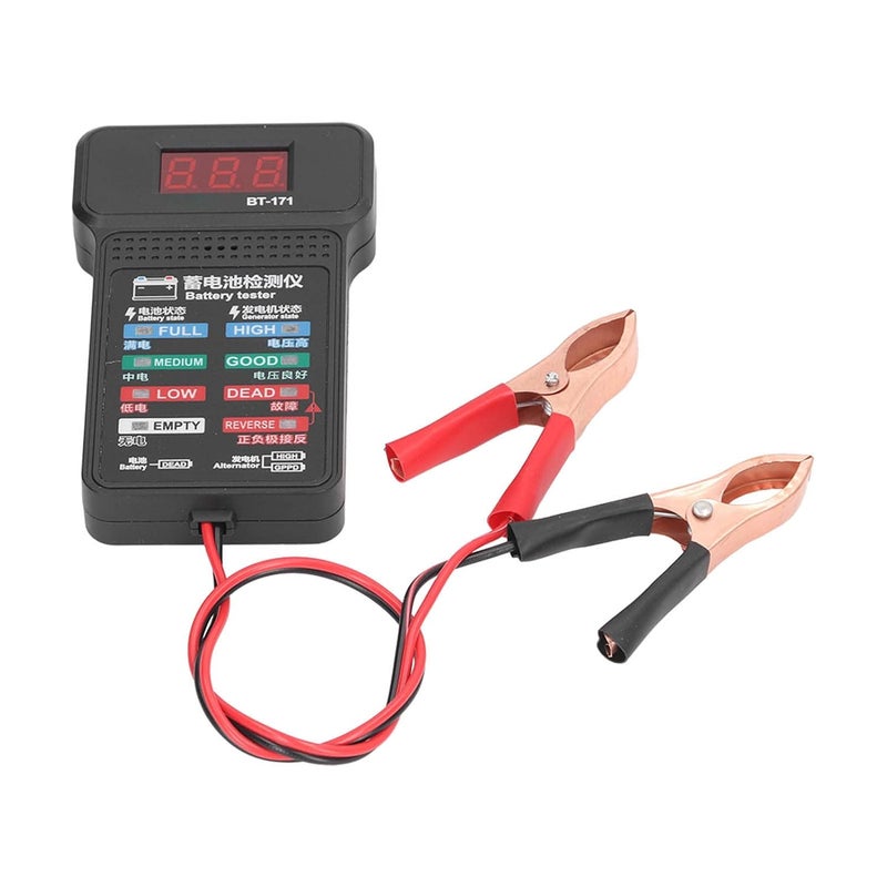 BT 171 12V فاحص الدينامو الرقمي للسيارات محلل البطارية للشاحنات الدراجات النارية سيارات الدفع الرباعي القوارب - Image 4