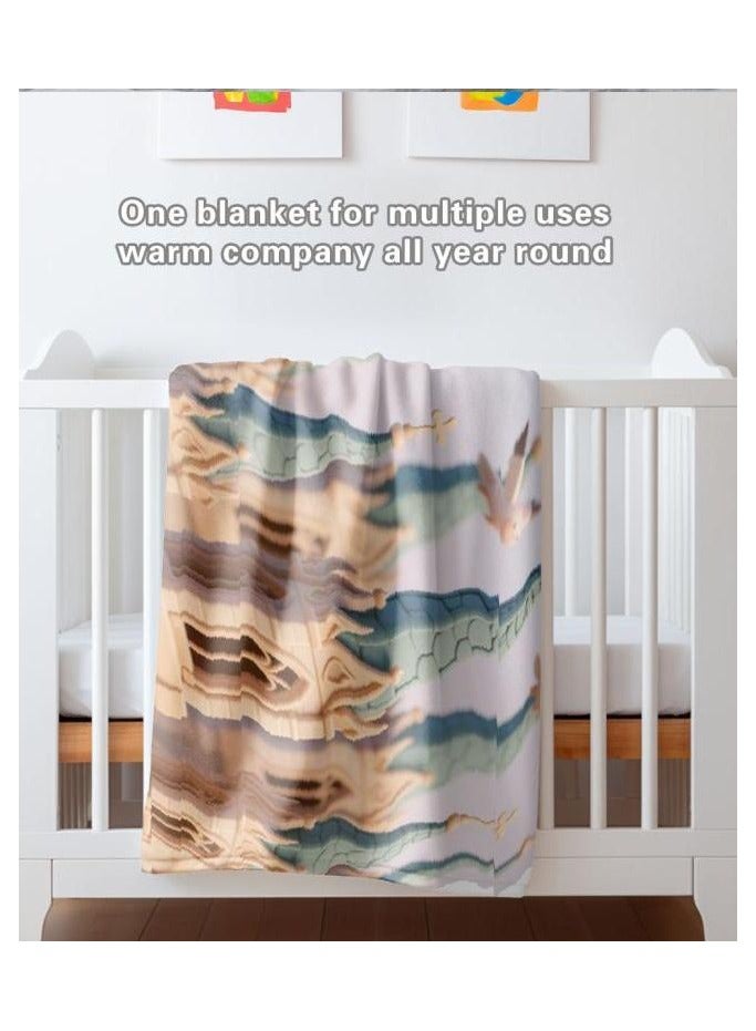 عام بطانية رقيقة من الفانيلا (دافئة ومريحة، ومناسبة للنوم واستخدام الألعاب وإزالة الغبار ومقاومة للرمل) 150 سم * 200 سم - 182 - Image 4