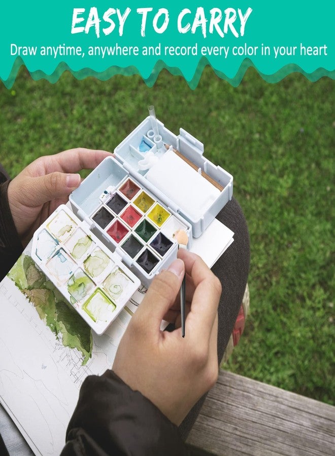 Zopeal Sponge Applicators Detailed Ink Paints Blending Brushes Painting Small Brushes Hand Tools for Pastel Artist Painting Pastels, DIY Scrapbooking Cards Making (24 Pcs) - Image 5