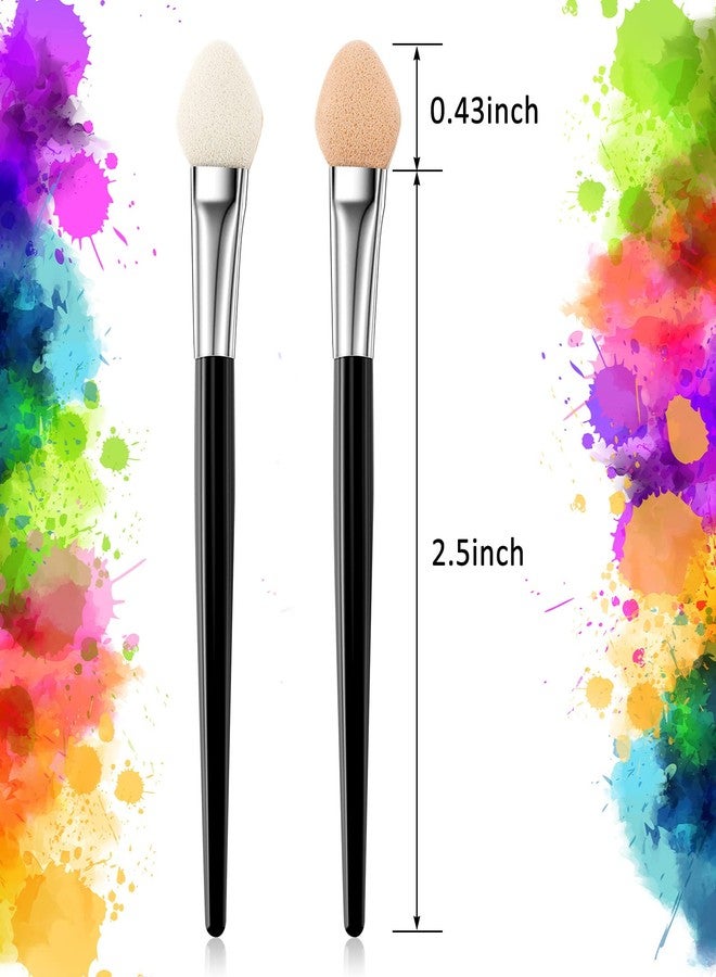 Zopeal Sponge Applicators Detailed Ink Paints Blending Brushes Painting Small Brushes Hand Tools for Pastel Artist Painting Pastels, DIY Scrapbooking Cards Making (24 Pcs) - Image 2