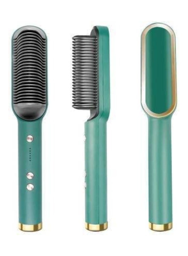 Multifunctional Electric Straightener Brush Heat Comb Straightener - Image 1