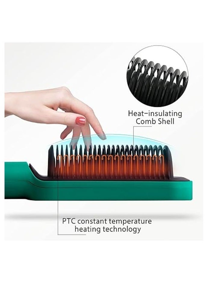 Multifunctional Electric Straightener Brush Heat Comb Straightener - Image 3