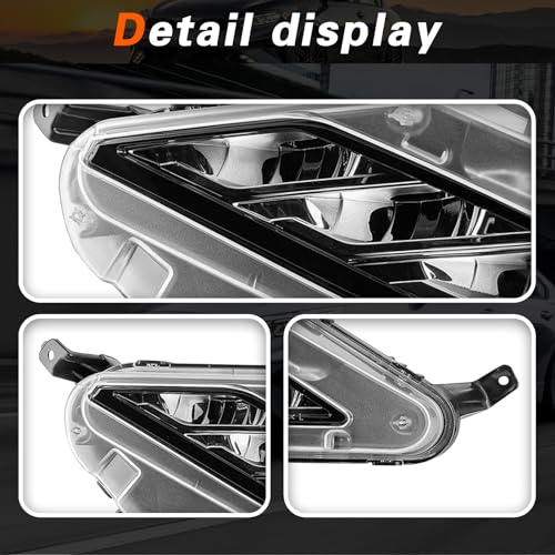 TODO LED Front Bumper DRL Daytime Running Lights for 2022 2023 Kia K3 Forte Driving Fog Lamp Daytime Running Light 92201-M7500 92202-M7500 - Image 3