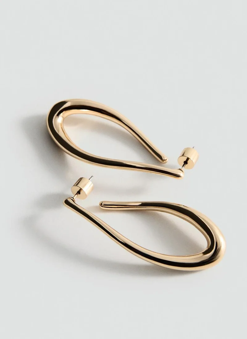 مانجو Twisted Hoop Earrings
