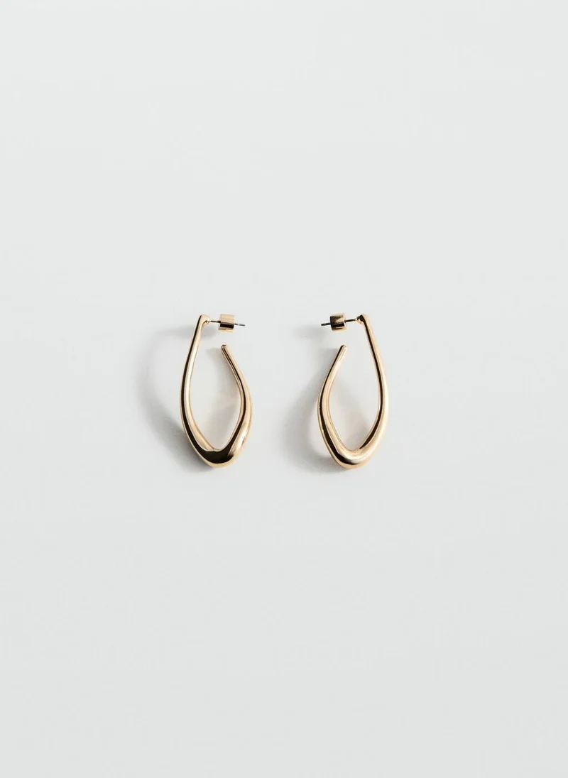 مانجو Twisted Hoop Earrings