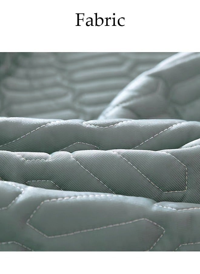 ميكسد 2-Piece Cooling Pillow Cases Luxury Soft Pillow Covers Breathable Latex for Hot Sleepers Hair and Skin Friendly - Image 5