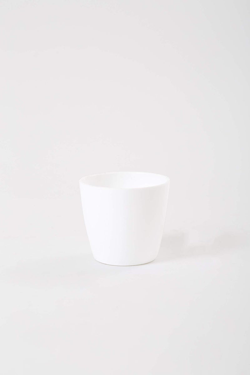 CAPPL Small Plastic Flower Pot for Home Office Indoor & Outdoor Garden, White, 2.5 inch, Pack of 25 - Image 1