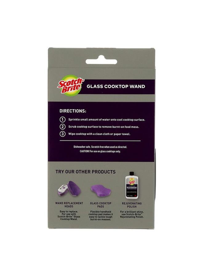 Scotch Brite 3-Piece Glass Cooktop Wand with Refill Heads Purple and White - Image 4