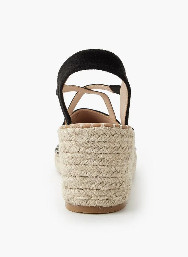 Peppermint  Women Wedge Heel Espadrille Sandals for Women | Best Price UAE