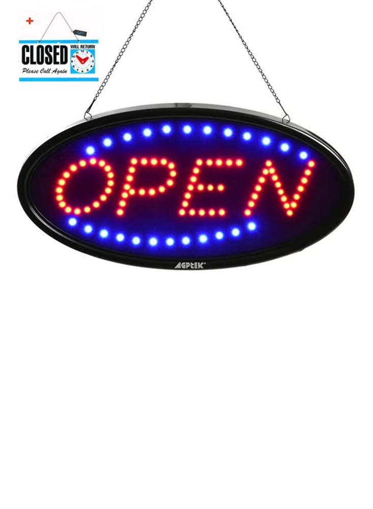 Led الأعمال المفتوحة علامة لوحة الإعلانات الكهربائية عرض علامة