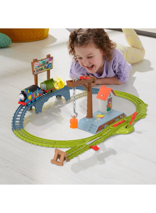 Fisher-Price Thomas Topsy Turvy Paint Delivery Set - Image 2
