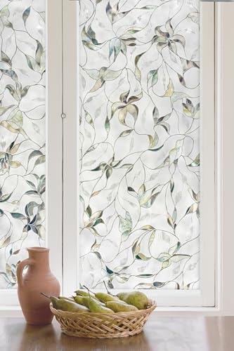 Artscape Flight  Privacy Window Film with Vibrant Colored Pattern  NonAdhesive  UV Protection  Easy to Apply  Removable  24 x 36 Inches  Made in USA