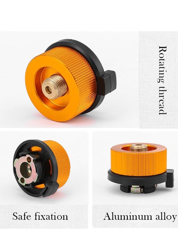 دي إل سي  في الهواء الطلق موقد للتخييم خزان الغاز تحويل محول سبليت نوع الفرن محول موقد الموقد محول رئيس التخييم الملحقات البيوتان محول السيارات خارج - Image 2