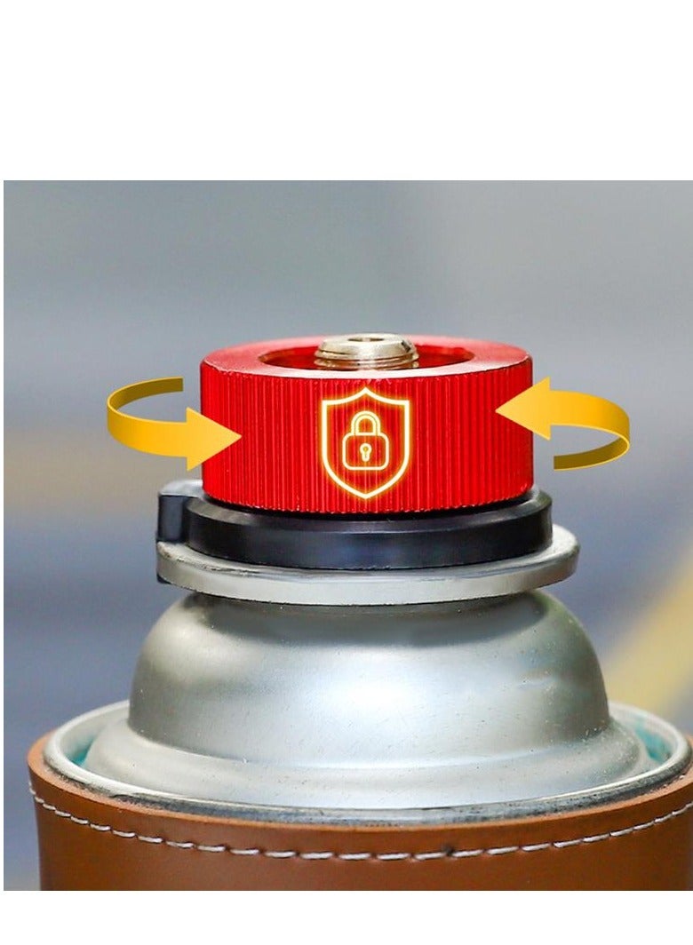 دي إل سي  في الهواء الطلق موقد للتخييم خزان الغاز تحويل محول سبليت نوع الفرن محول موقد الموقد محول رئيس التخييم الملحقات البيوتان محول السيارات خارج - Image 4