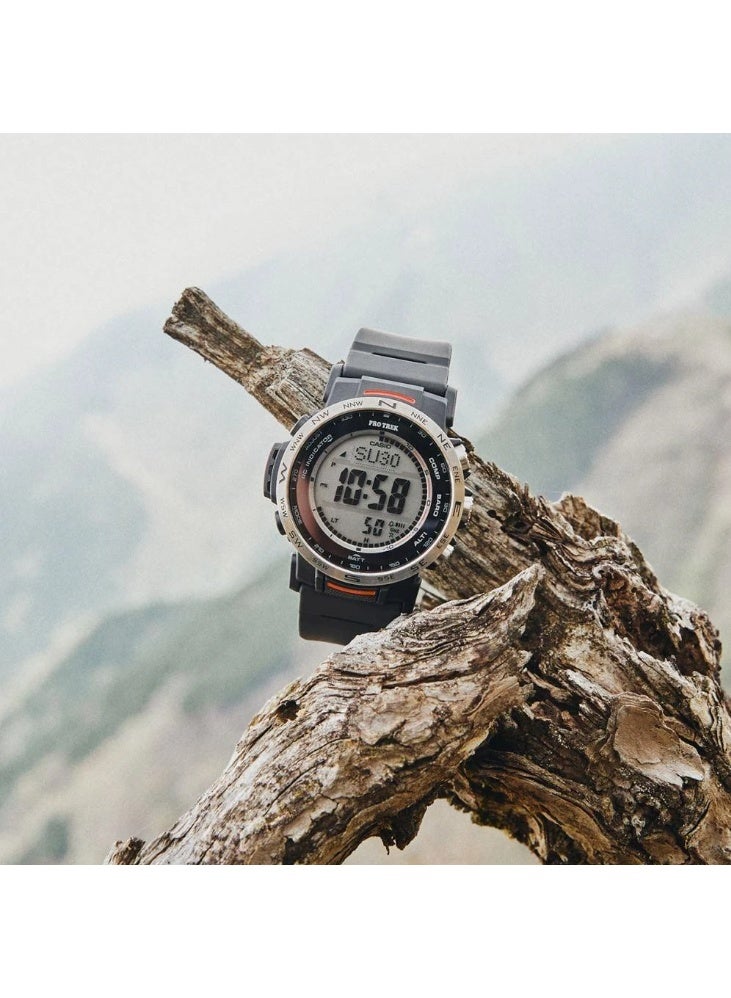 كاسيو ساعة كاسيو برو تريك - PRW-35-1ADR سوار أسود - Image 3