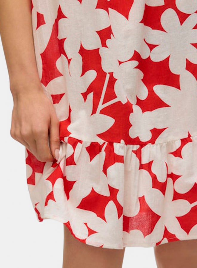 VERO MODA VERO MODA Womens Dicthe Short Singlet Dress  - Image 5