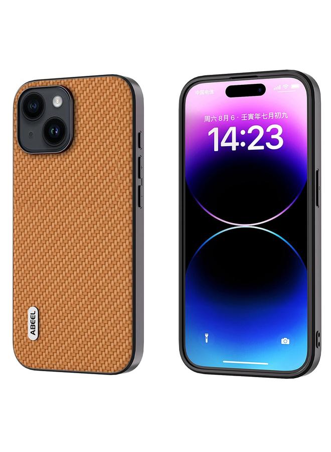 اس-توب جراب هاتف ABEEL الواقي المصنوع من ألياف الكربون لهاتف iPhone 14 Plus - Image 1