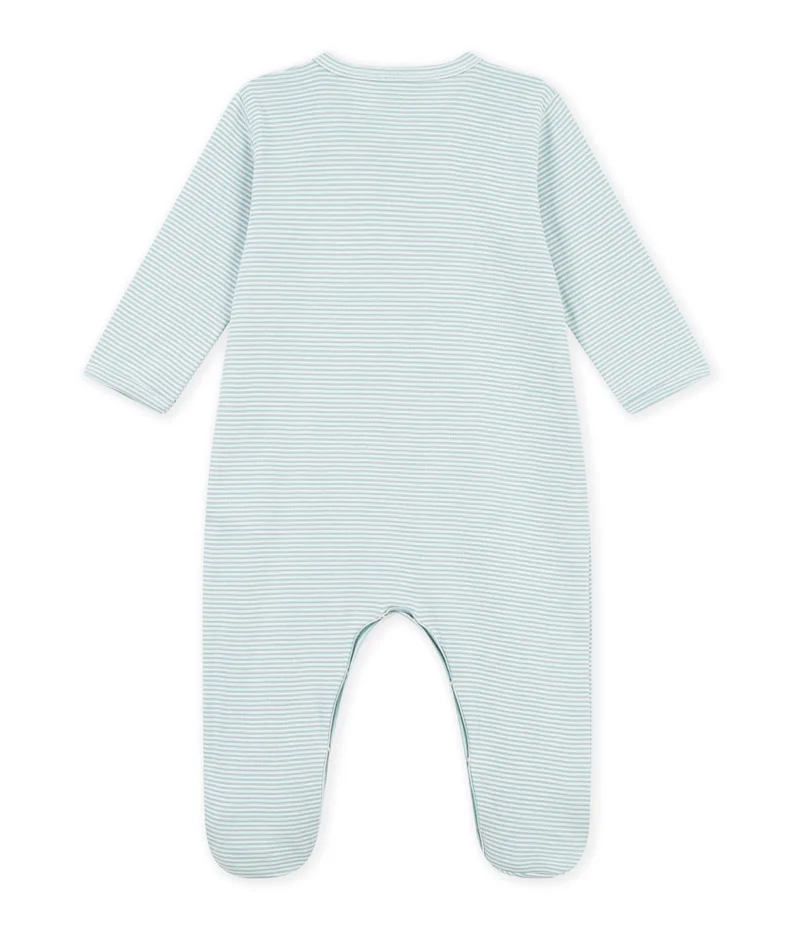 بيتي باتو Babies' Pinstriped Cotton Pyjama Suit