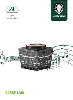 GREEN LION Moon Bakhour Quran Speaker / Bukhour / Luxury Scent  / Remote & App Control / RGB Lights / Many Times Incense Burning / Fast Burning / 5 Hours Playtime / Azan Time Setting / Timed Power Off / Aromatherapy / Quran Learning - Black  - Image 3