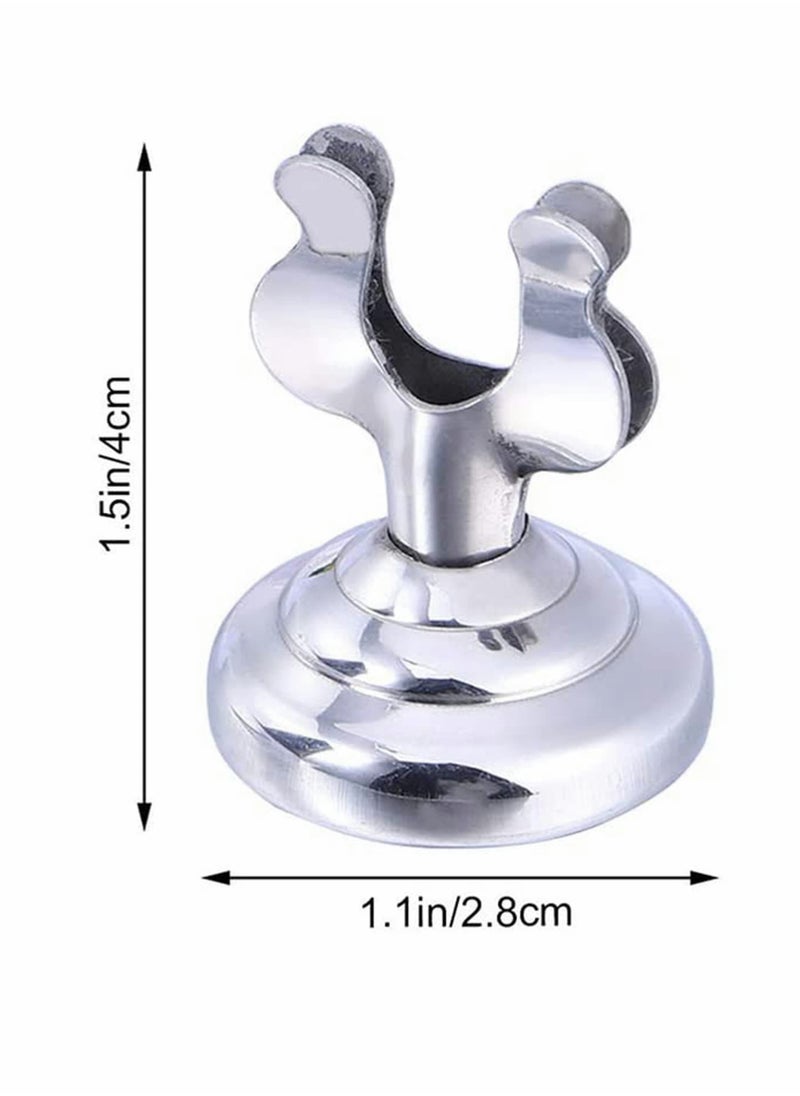 Excefore Place Card Holder 6Pcs Paper Menu Stand Table Number Holder Table Memo Holder Clip Photo Holder for Wedding Party Decorations Food labels for Party Buffet Stainless Steel (Silver)  - Image 4
