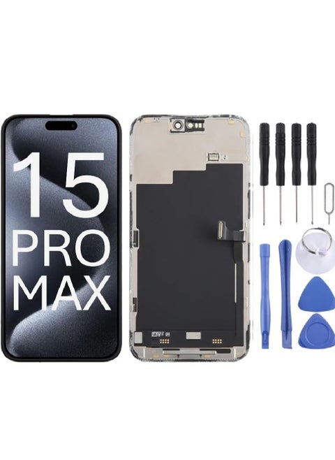 LCD for iPhone 15 Pro Max Display Screen Replacement, 6.7 Inch LCD Screen for iPhone 15 Pro Max Display Digitizer Repair Kits