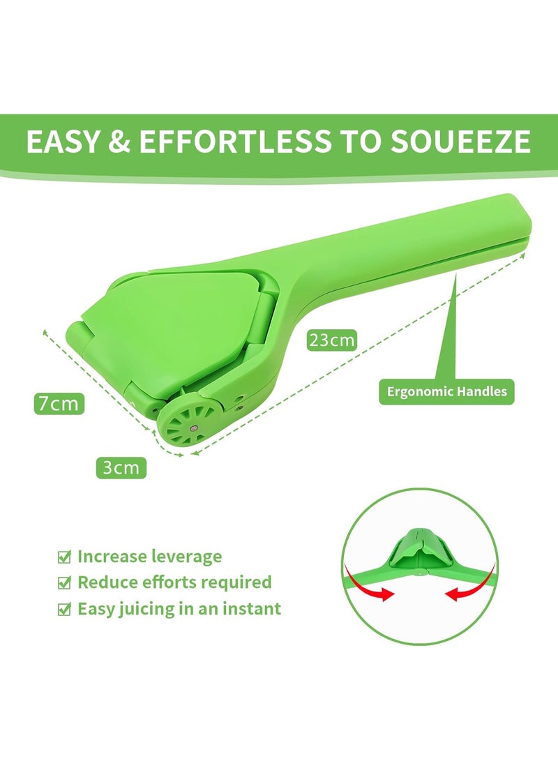 BAZARU Foldable Manual Lemon Juicer – Handheld Citrus Squeezer with Built-In Filter, Space-Saving Design for Maximum Juice Extraction & Easy Cleaning - Image 2