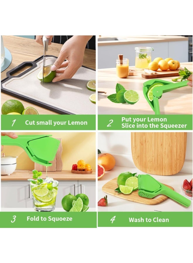BAZARU Foldable Manual Lemon Juicer – Handheld Citrus Squeezer with Built-In Filter, Space-Saving Design for Maximum Juice Extraction & Easy Cleaning - Image 3