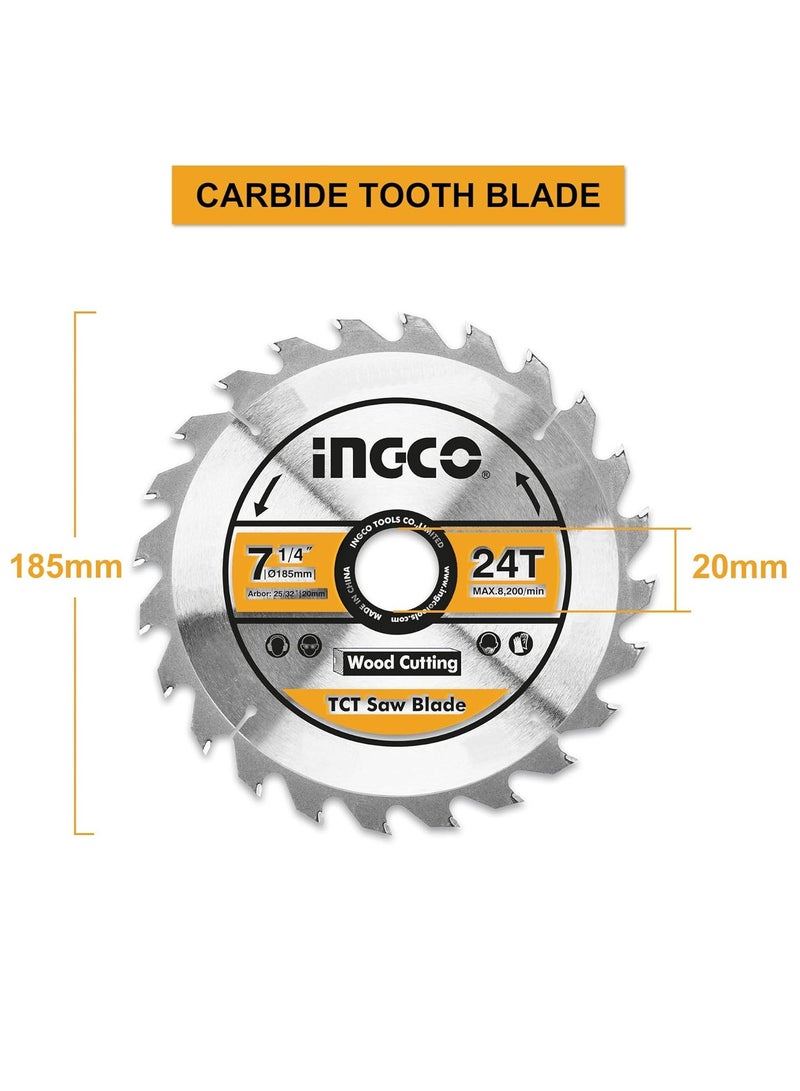 إنجكو منشار دائري INGCO 1600 واط - CS18568 - Image 3
