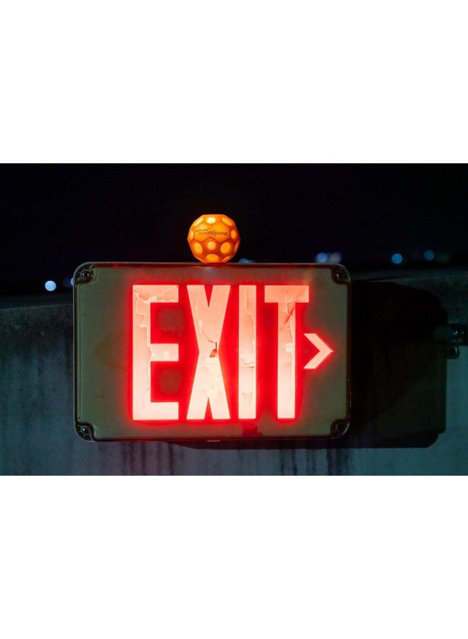 Waboba Moonshine Ball Light Up Moon Ball, Hyper Bouncy Balls that Light Up on Bounce, Fun Toys for Kids, Teenagers, Adults, Boys and Girls, Orange - Image 4