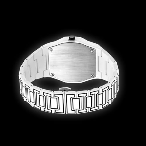 FANMIS Men's Anime-Inspired Watch Fashion Sketch Wristwatch Minimalist Creative Wormhole Design Stylish and Durable Timepiece for Men's Sports Watch (B White) - Image 5