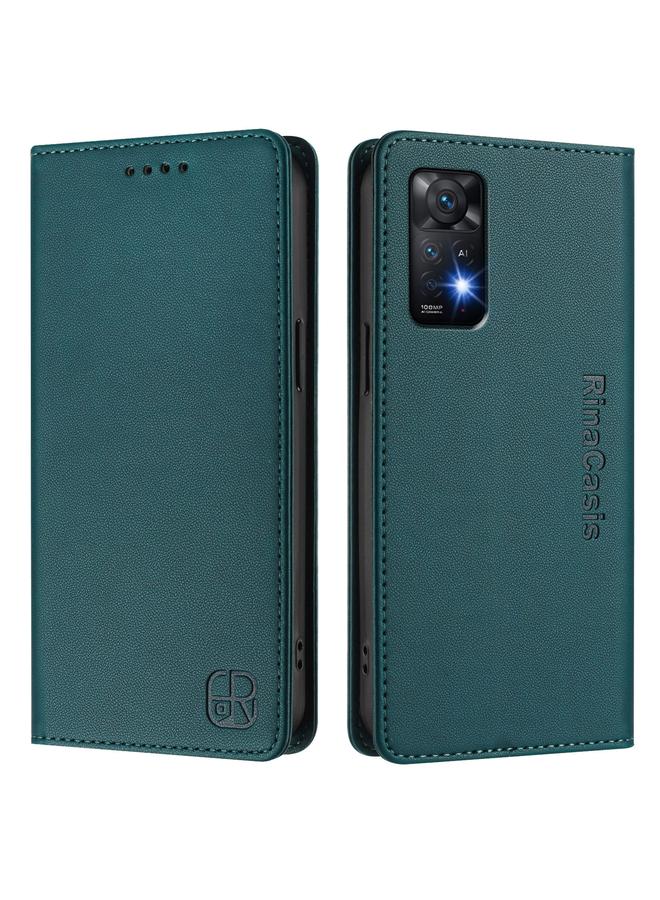 اس-توب جراب لهاتف Redmi Note 11 Pro 5G / 4G / Global RC01 جراب هاتف جلدي مزدوج الطي مع خاصية الشفط المغناطيسي بتقنية RFID - Image 2