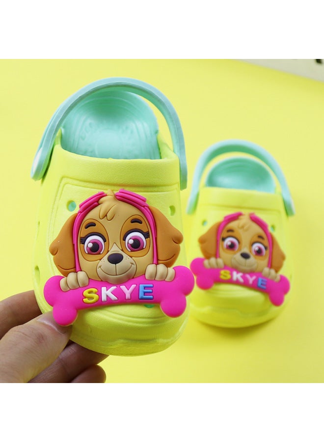 Paw Patrol Children's Croc Shoes Summer Non-slip Breathable Sandals For Girls 1-6 Years Old Cute Boys Beach Shoes