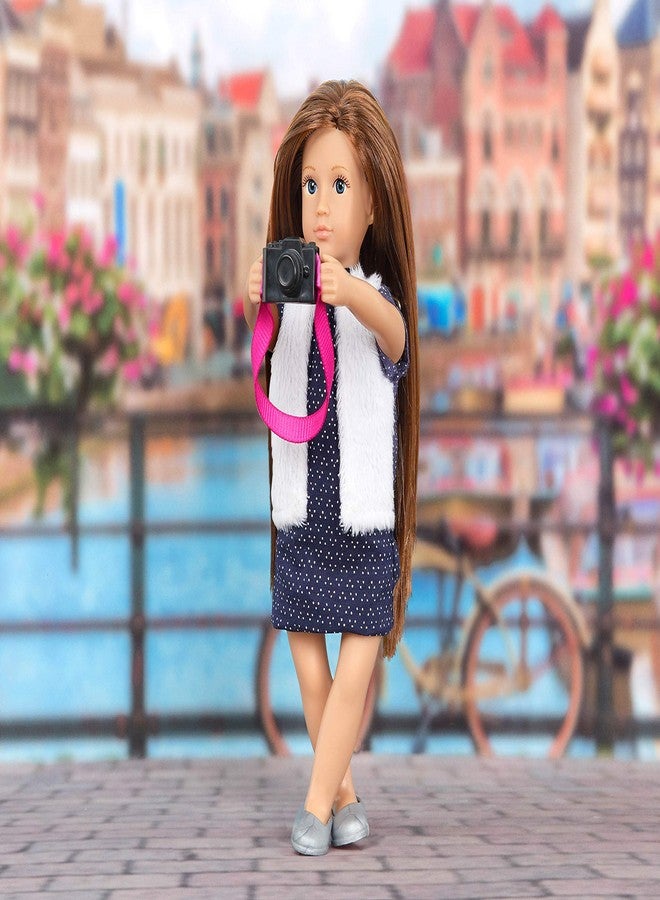 Lori - 6-Inch Mini Travel Doll with Accessories - Clothes, Shoes & Camera- 3+ Years- Rosalie - Image 4